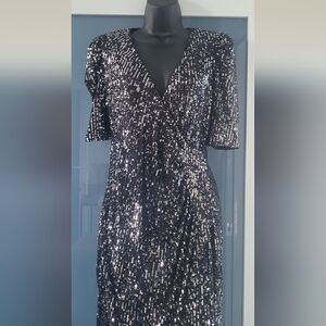 Elegant Calvin Klein sequined dress
